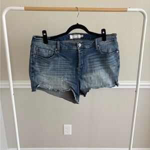 Torrid Size 20 Blue Denim Shorts